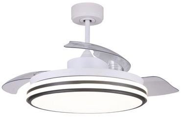 Lampa ar ventilatoru CristalRecord Louis 85-109-50-100, 35 W, 1 gab.