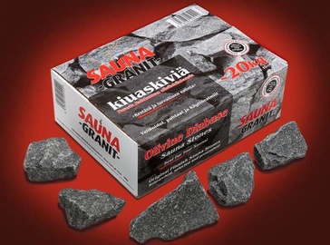 Камни для сауны, оливиновый диабаз, 10 - 15 см, 20 кг