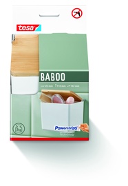 Kaste Tesa BABOO 40521-00000-00, balta, 10.2 cm x 11 cm x 12.2 cm