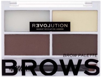 Kulmupuuder Makeup Revolution London Relove Cult Brow Palette Dark, 3.2 g