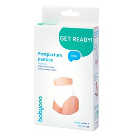 Nėščiųjų kelnaitės BabyOno Postpartum Single Use Panties M 5pcs