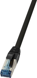 Сетевой кабель Logilink CQ6095S RJ-45, RJ-45, 10 м, черный