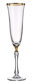 Набор бокалов для шампанского Bohemia Royal Crystal ZOYA 8595135533339, kристалл, 0.190 л, 6 шт.
