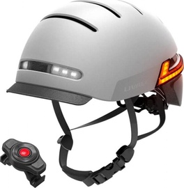 Skrituļslidotāja ķivere Livall BH51M, 54-58 cm, pelēka