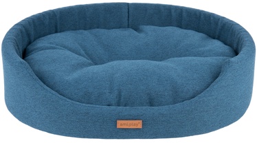 Кровать для животных Amiplay Montana Oval, синий, 63x72x16 см