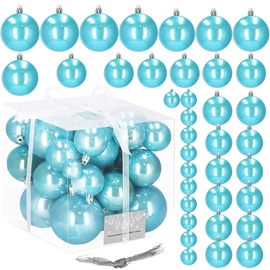 Jõulupuu ehe Springos CA0845, sinine, 3 - 8 cm, plastik, 37 tk