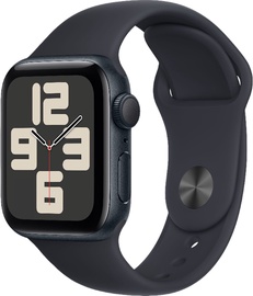 Išmanusis laikrodis Apple Watch SE GPS 40mm Midnight Aluminium Case with Midnight Sport Band - S/M, juoda