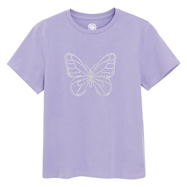 Marškinėliai pavasariui/vasarai, mergaitėms Cool Club CCG2820731, violetinė, 152 cm