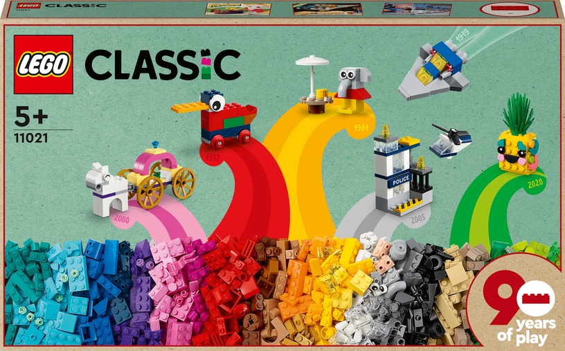 Konstruktor LEGO® Classic 90 aastat mängu 11021, 1100 tk