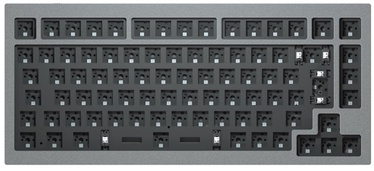 Klaviatūra Keychron Q1-E2 EN, pelēka, bezvadu