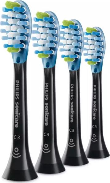 Hambaharja otsik Philips Sonicare HX9044/33, must, 4 tk