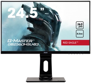 Monitors Iiyama G-Master GB2560HSU-B3, 24.5", 0.5 ms