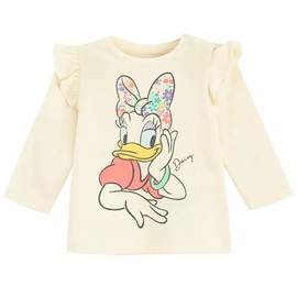 Krekls ar garām piedurknēm ziema/pavasaris/rudens ar siltinājumu, meitenēm Cool Club Daisy Duck LCG2801988, krēmkrāsa, 68 cm
