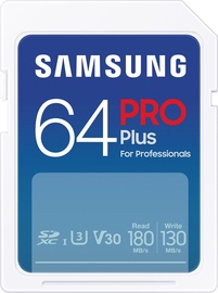 Карта памяти Samsung PRO Plus, 64 GB