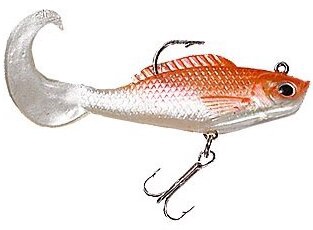Воблер Jaxon Magic Fish TX-F F 1211815, 10 см, 32 г, серебристый/oранжевый
