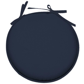 Krēslu spilveni Lovely Nelson Round, tumši zila, 400 mm x 400 mm