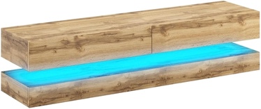 TV-laud Signal Meble LED, tamm, 1400 mm x 338 mm x 250 mm