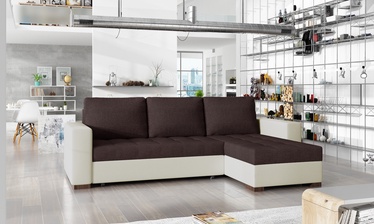 Stūra dīvāns Newark Sawana 26, Soft 33, brūna/bēša, 150 x 237 cm x 90 cm
