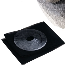 Москитные сетки ZZ81, черный, 180 x 150 см