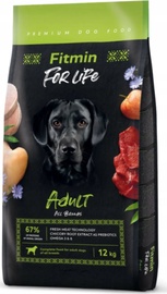 Kuiv koeratoit Fitmin For Life Adult, 12 kg