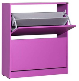 Batų spintelė Kalune Design SHC-520-UU-1, violetinė, 73 cm x 26 cm x 84 cm