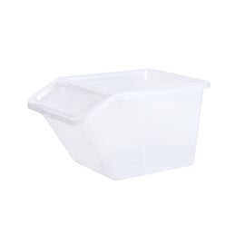 Коробка для вещей Okko Basic Box, 40 л, прозрачный, 57.5 x 39.5 x 31.3 см