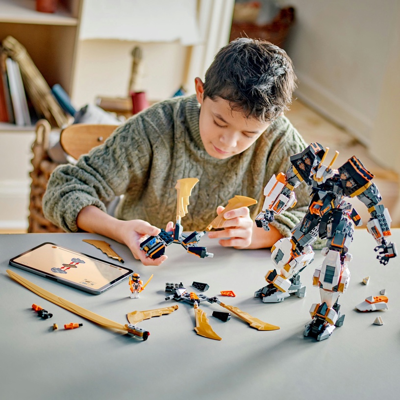 Konstruktor LEGO® Ninjago Cole’i titaandraakoni robot 71821