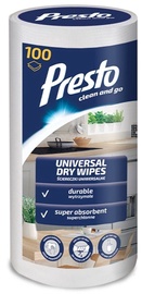 Sausās salvetes Presto Universal Dry Wipes, dažādām virsmām