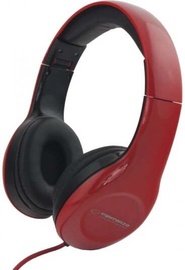 Laidinės ausinės Esperanza Soul EH138, juoda/raudona