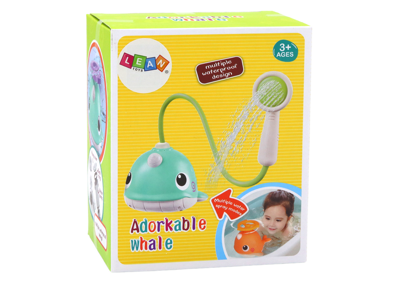 Basseini mänguvahend, vaal Adorkable Whale, oranž