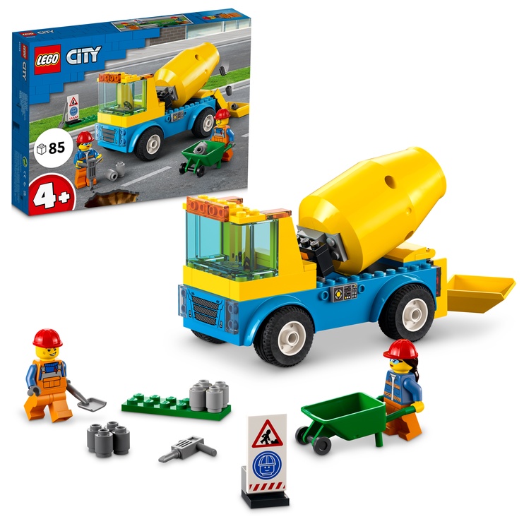 Konstruktor LEGO® City Great Vehicles Tsemendiveok 60325, 85 tk