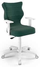 Bērnu krēsls Entelo Duo VT05 Size 5, balta/zaļa, 640 mm x 860 - 990 mm