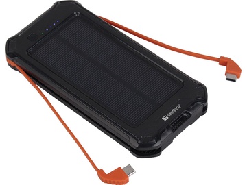 Lādētājs-akumulators (Power bank) Sandberg Solar 420-72, 10000 mAh, melna