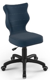 Bērnu krēsls Entelo Petit Black VT24 Size 3, melna/tumši zila, 550 mm x 715 - 775 mm