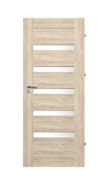 Полотно межкомнатной двери Domoletti PARIS, правосторонняя, дуб сонома, 203.5 x 64.4 x 4 см
