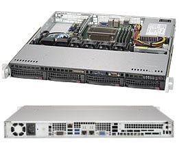 Корпус сервера Supermicro CSE-813MFTQC-350CB2, серый