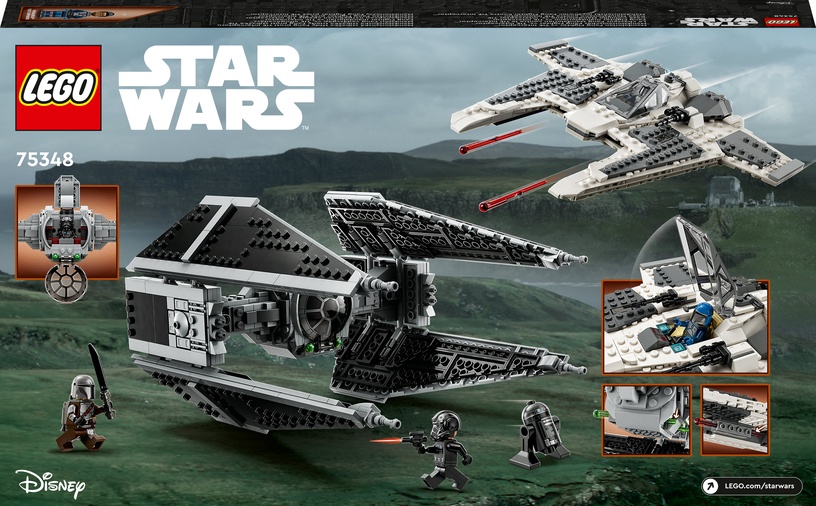 Konstruktor LEGO Star Wars Mandaloori kihvade võitleja vs. TIE Interceptor™ 75348