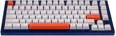 Taustiņi Keychron JM-70, balta/oranža