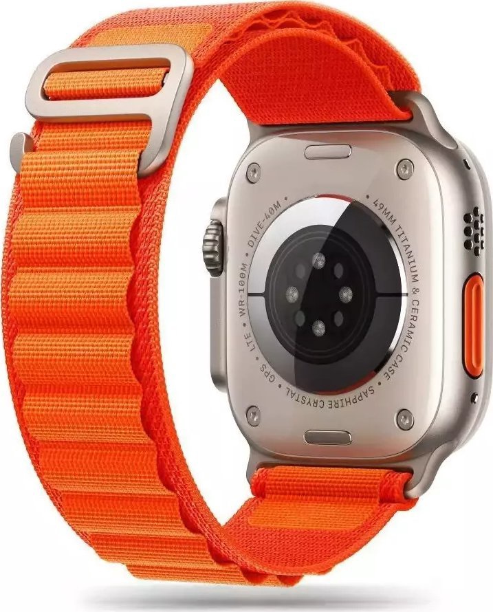Ремешок 4kom.pl Pro Band for Apple Watch 4/5/6/7/8/SE (38/40/41 mm), oранжевый