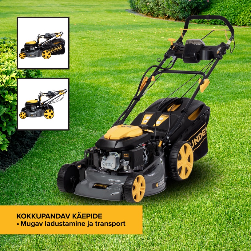 Bensiinimootoriga muruniiduk Grunder S461VHY-T6, iseliikuv, 46 cm