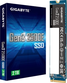 Kietasis diskas (SSD) Gigabyte Gen3 2500E, M.2, 2 TB