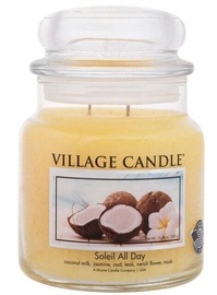 Свеча, ароматическая Village Candle Soleil All Day, 105 час, 389 г, 215 мм x 120 мм