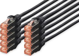 Сетевой кабель Digitus Professional Patch RJ-45, RJ-45, 0.25 м, черный