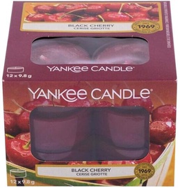 Küünal teeküünal Yankee Candle Black Cherry, 4 - 6 h, 117.6 g, 12 tk