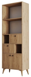 Plaukts Kalune Design Ninova 1956, ozola, 35 cm x 69 cm x 195 cm