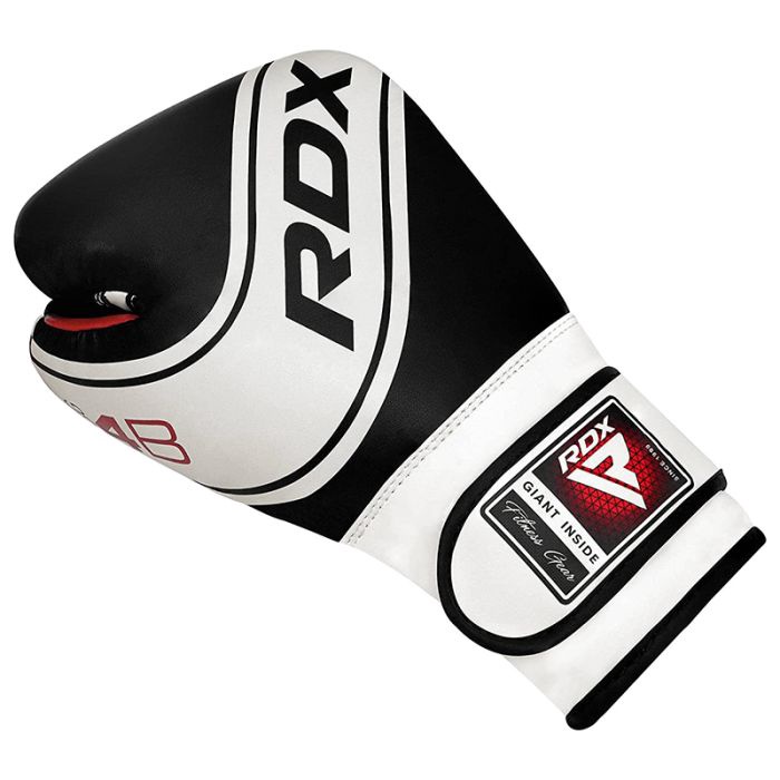 Боксерские перчатки RDX JBG 4 B-4oz, белый/черный, 4 oz