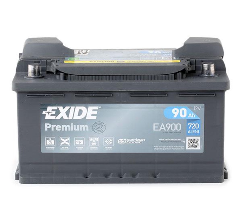 Akumuliatorius Exide Premium EA900, 12 V, 90 Ah, 720 A - Senukai.lt