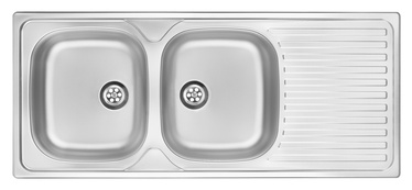 Köögivalamu Deante Tango, roostevaba teras, 1165 mm x 500 mm x 140 mm