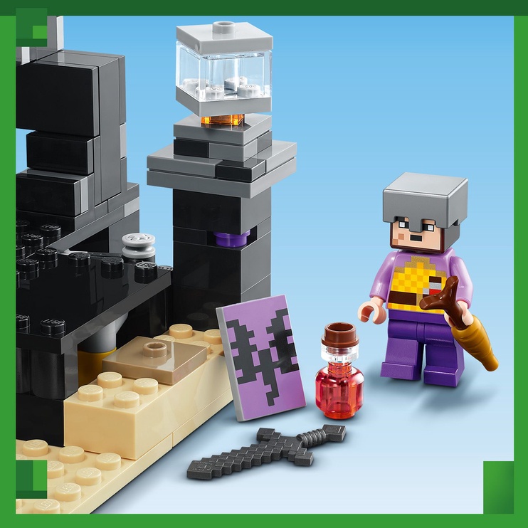 Konstruktor LEGO Minecraft® Lõpuareen 21242, 252 tk