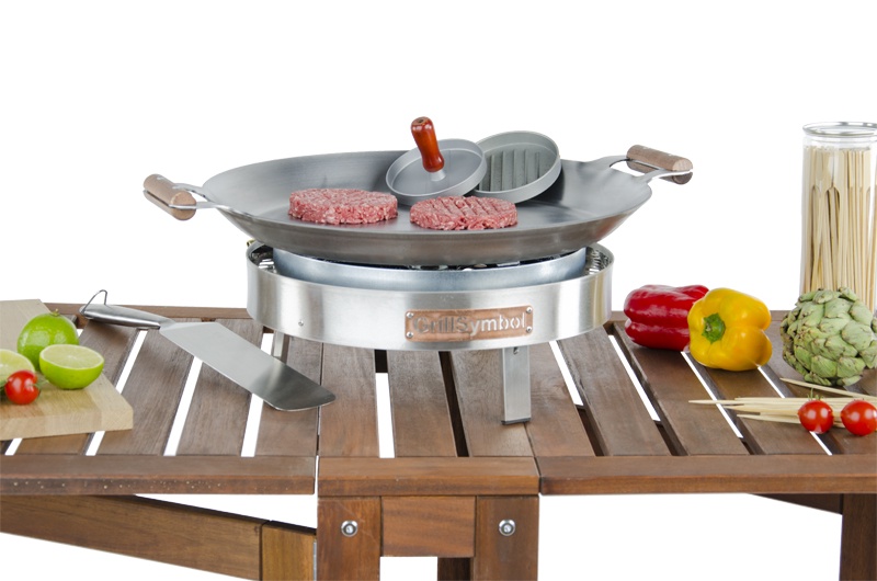Paella valmistamise grillikomplekt GrillSymbol Pro 460, 46 cm x 46 cm